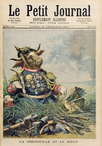 Sammakko ja härkä, kuvitus "Le Petit Journalista", 30. joulukuuta 1893